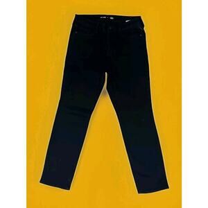 OLD NAVY NWT Womens Size 28 Mid Rise Power Slim Straight Black Jeans New A102